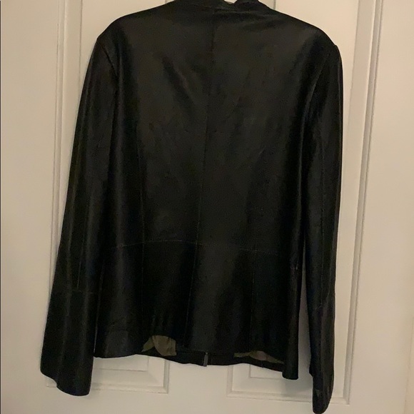Ladies Daniel black leather jacket - Picture 4 of 7